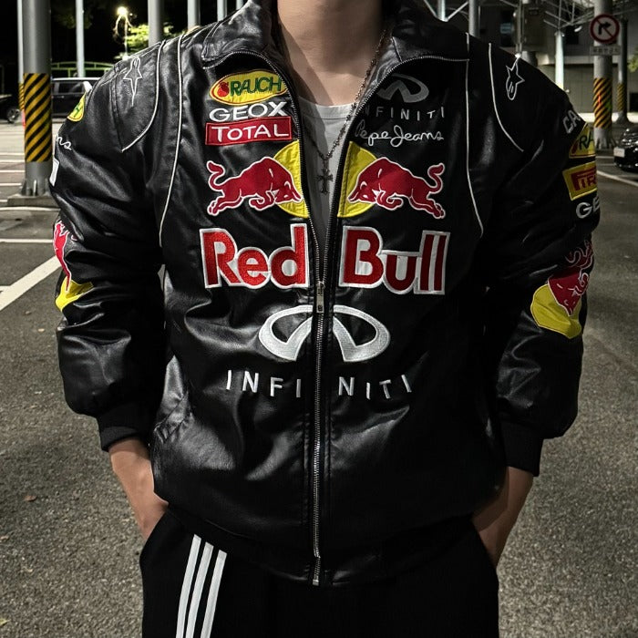 Redbull Leather Racing Jacket