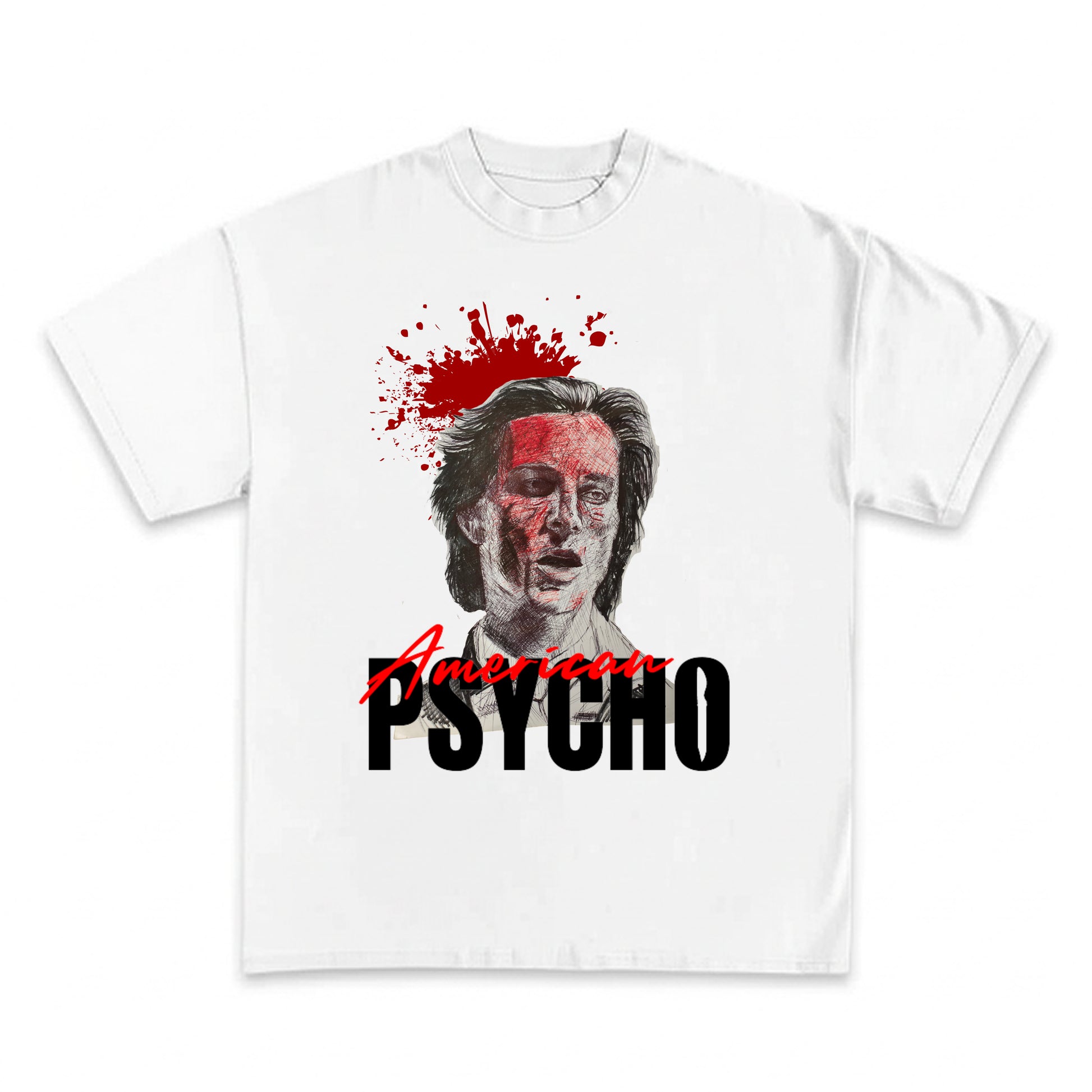 American Psycho Bloody Tee- DRIPIT EXCLUSIVE
