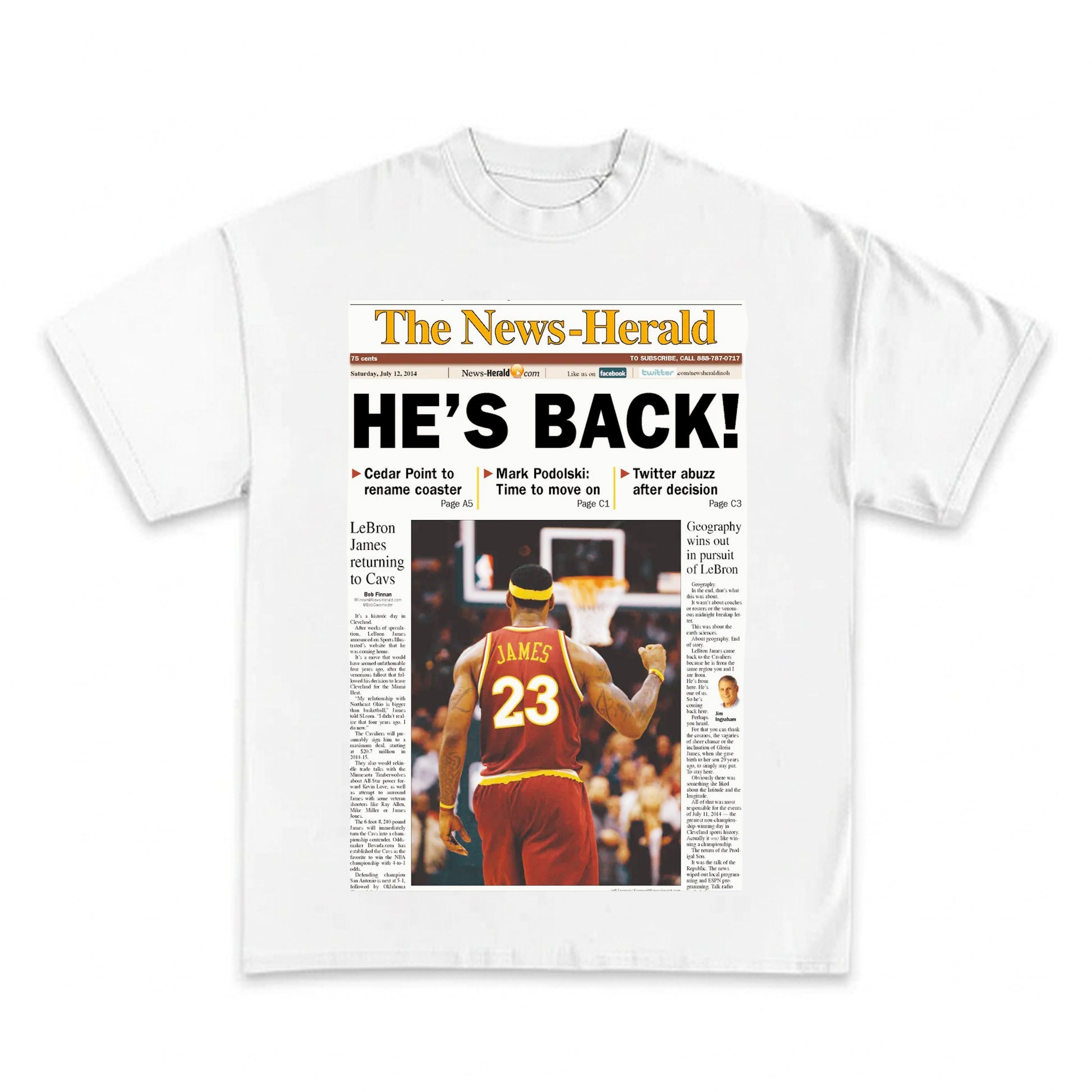 Lebron James Cavs - DRIPIT EXCLUSIVE
