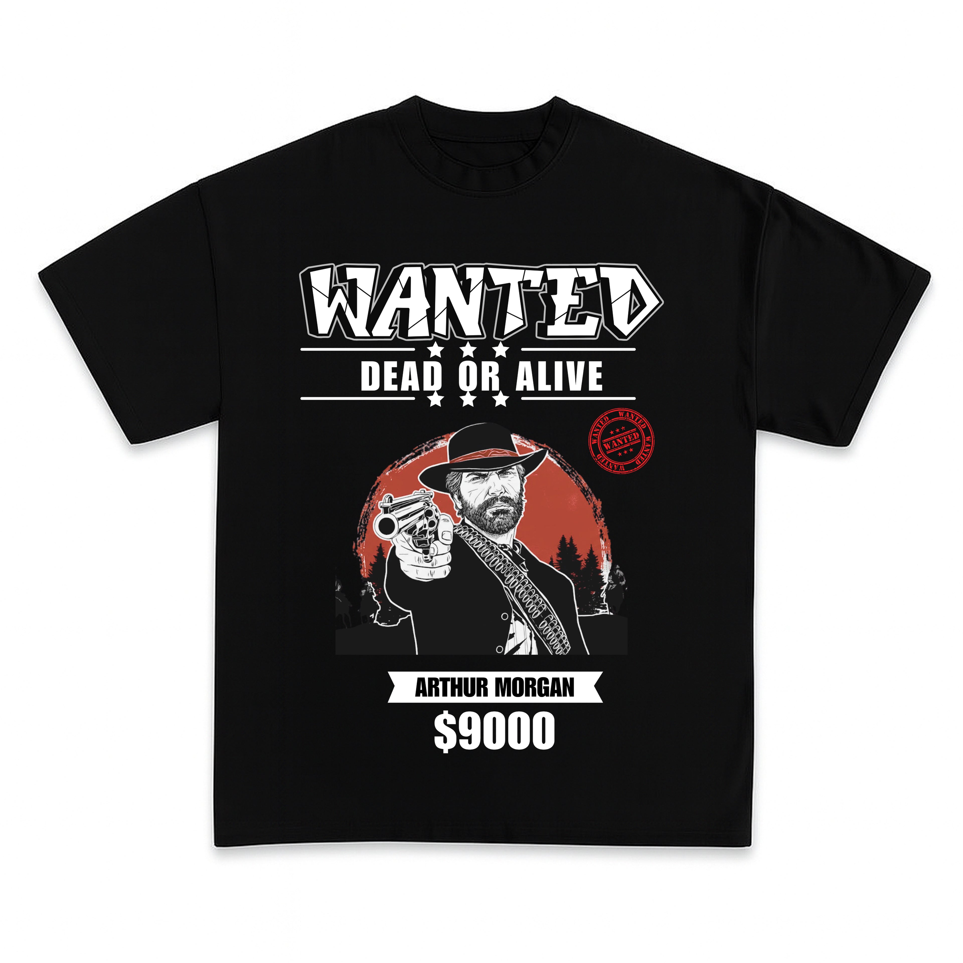 Arthur's RDR Wanted Tee -DRIPIT EXCLUSIVE