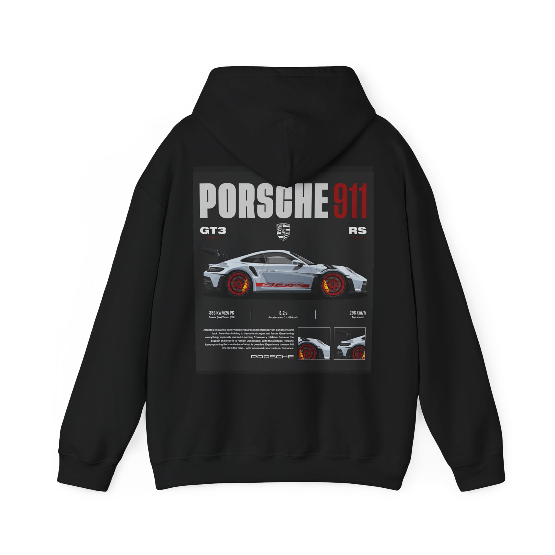 'PORSCHE Heavy GT3 RS911' Hoodie - DRIPIT EXCLUSIVE